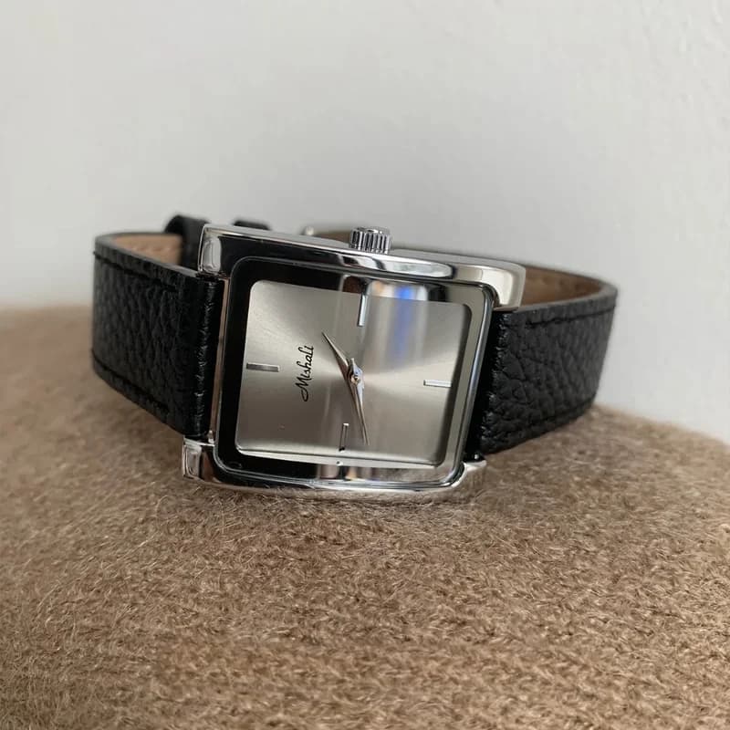 Mishali M21026 Black Belt Silver Face – view 2