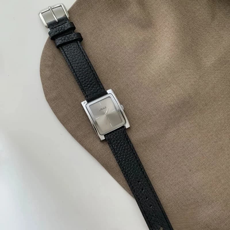 Mishali M21026 Black Belt Silver Face – view 3