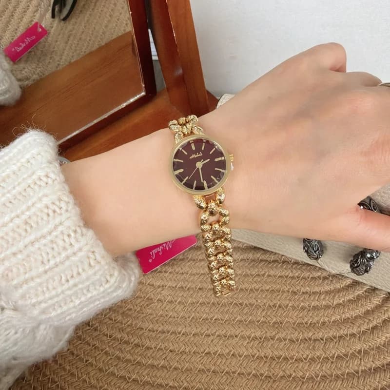 Mishali 250151- Golden Bracelet Golden Maroon – view 2