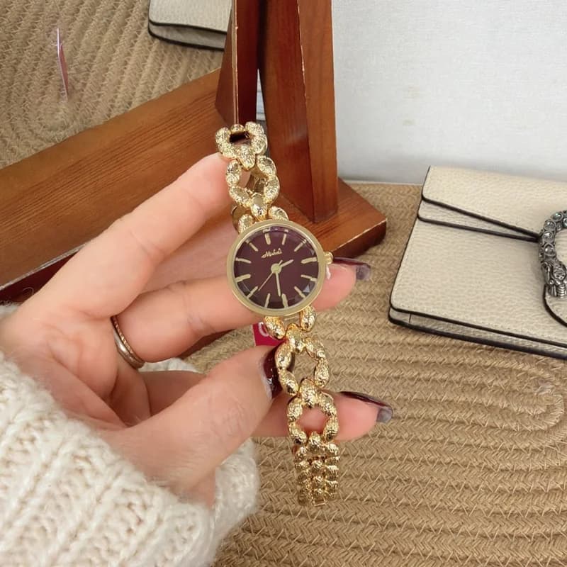 Mishali 250151- Golden Bracelet Golden Maroon – view 3