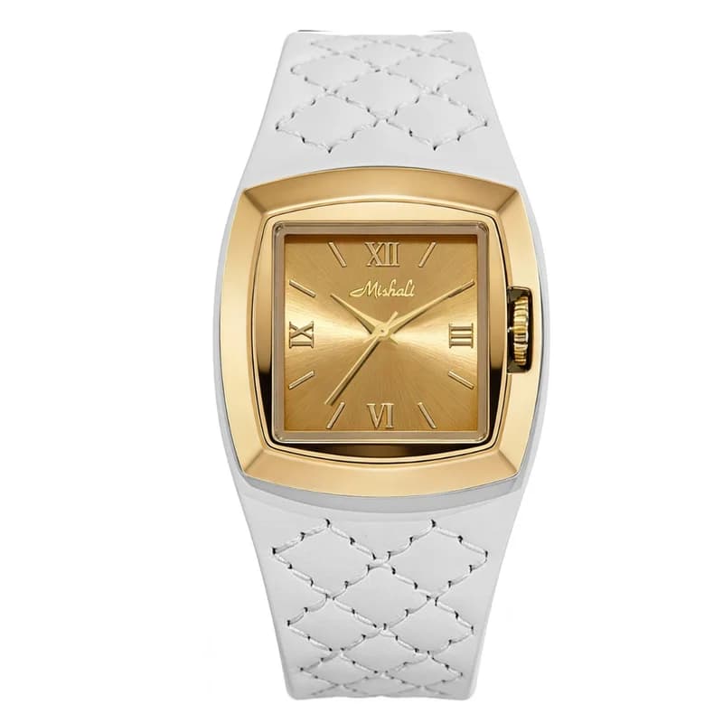 Mishali M24051 Ladies Formal Watch- White