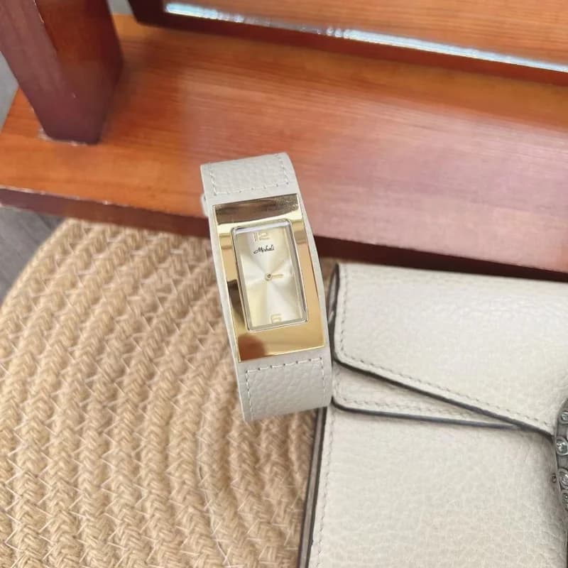 Mishali M25036 Formal Ladies Watch- White