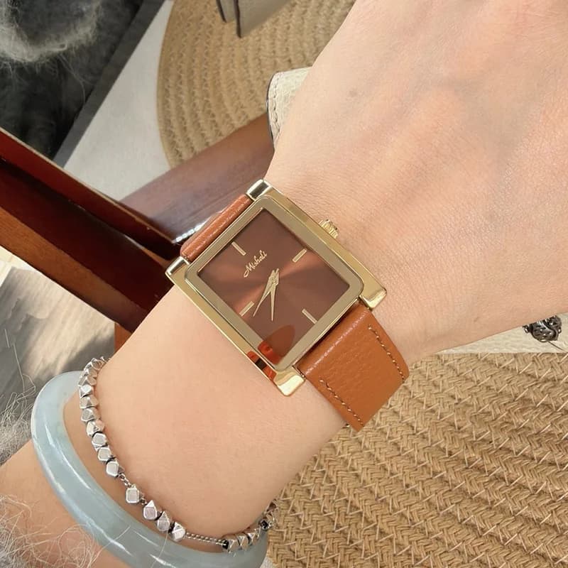 Mishali M21026 Caramel Color Women's Watch